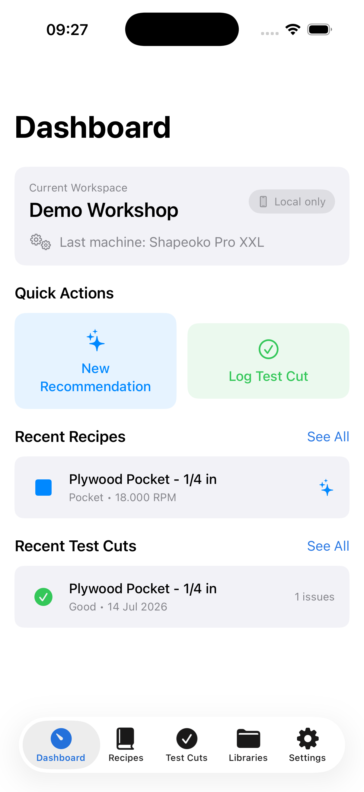 CNC Feeds iPhone screenshot 1
