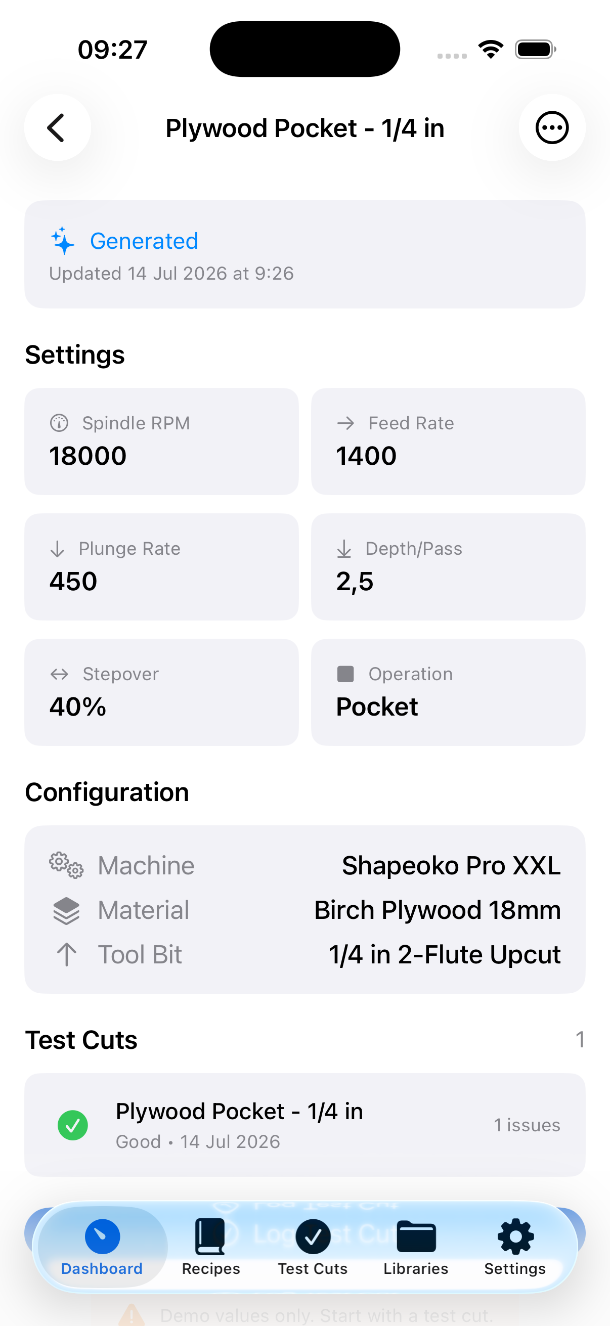 CNC Feeds iPhone screenshot 2