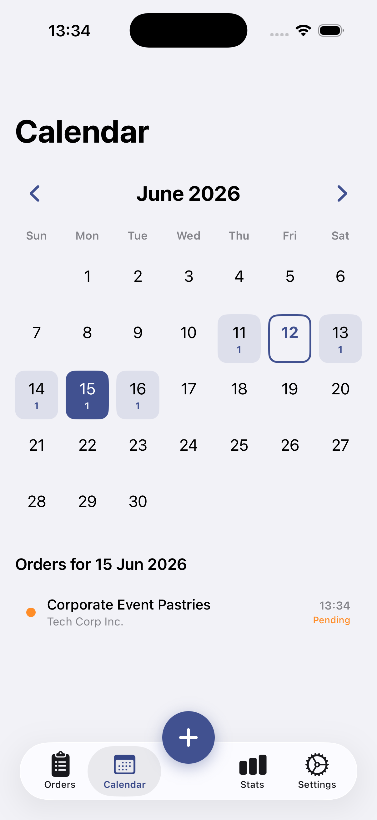 Custom Order Tracker iPhone screenshot 3