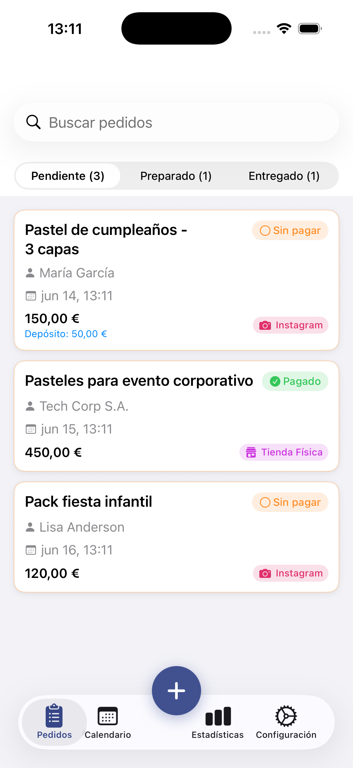 Custom Order Tracker iPhone captura de pantalla 1