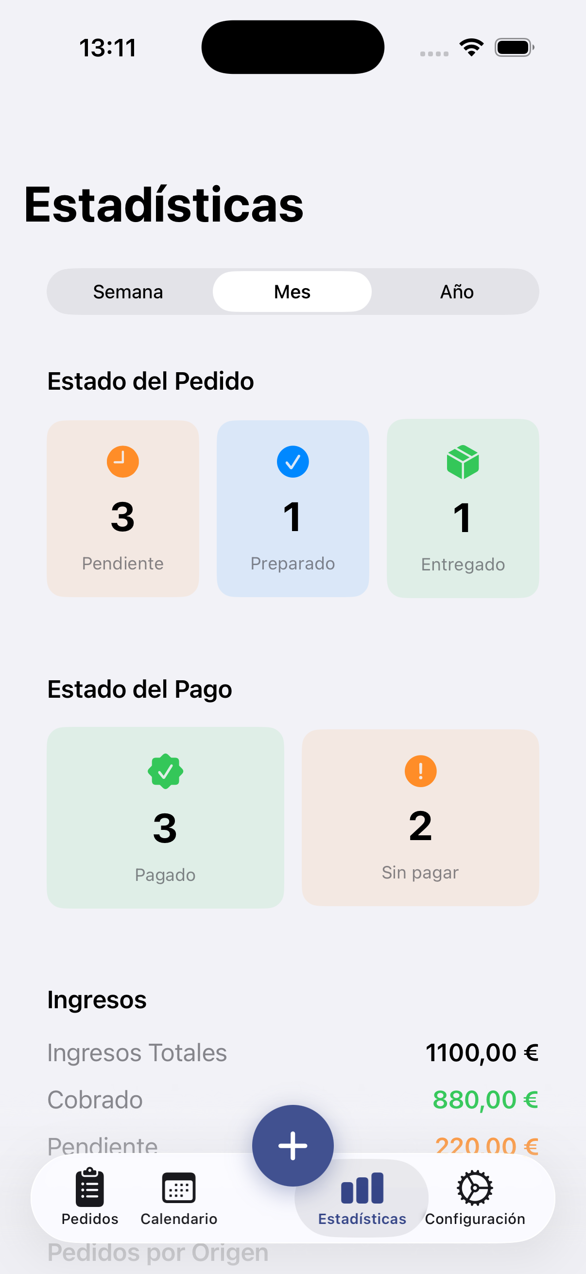 Custom Order Tracker iPhone captura de pantalla 4