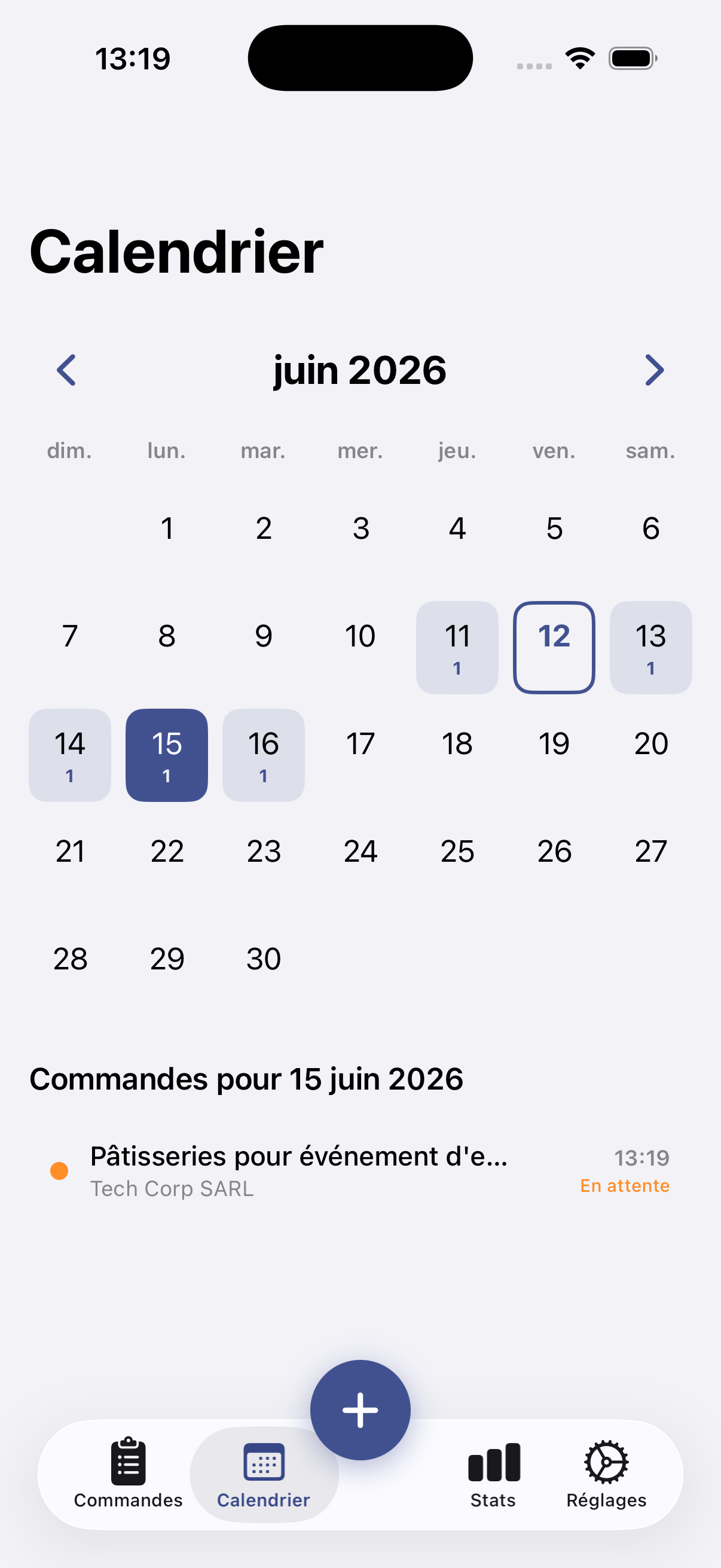 Custom Order Tracker · Capture d’écran iPhone 3