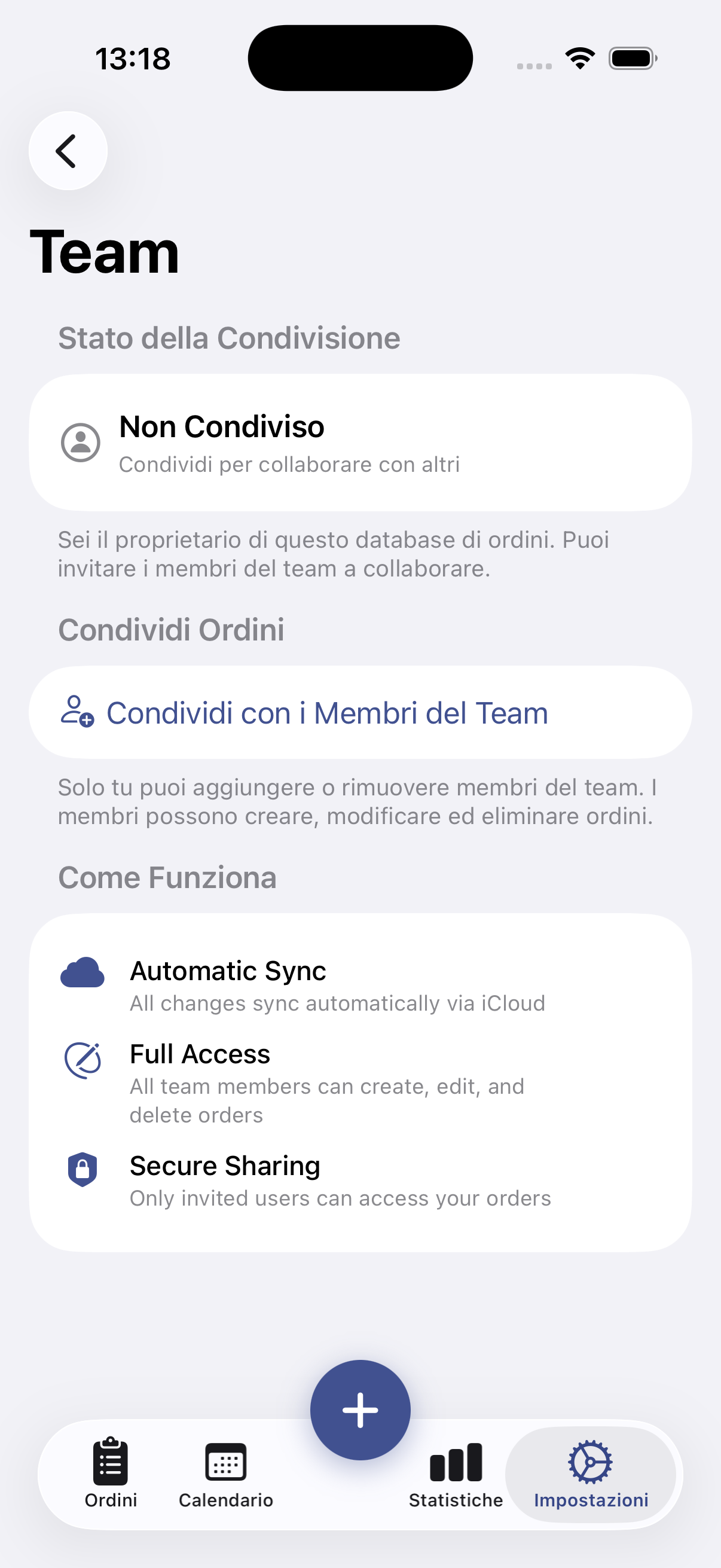 Custom Order Tracker · Schermata iPhone 5