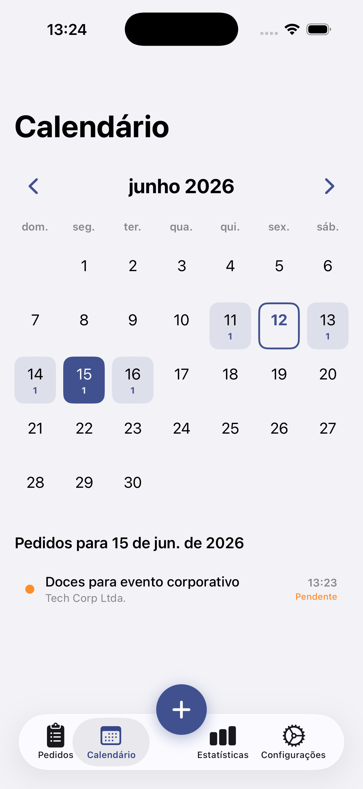 Custom Order Tracker · Captura de ecrã do iPhone 3